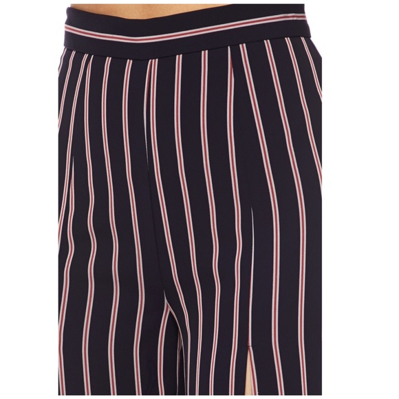 Front Slit Striped Pant - Picture 4 of 6